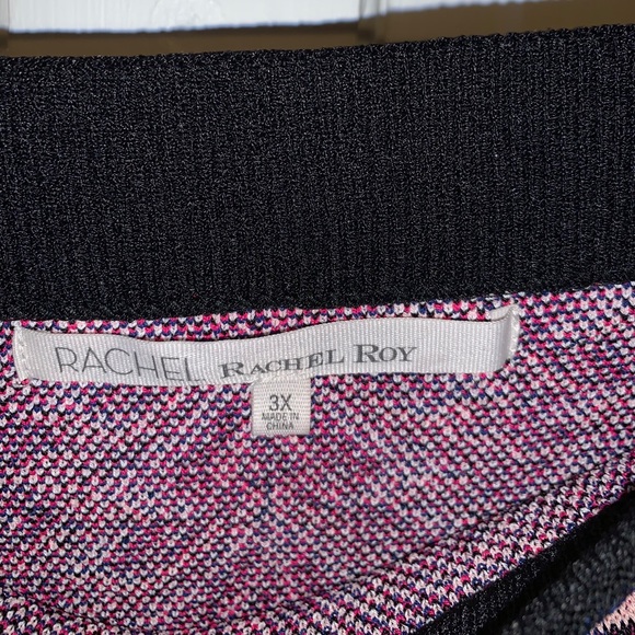 Rachel Roy Patterned Sweater Skirt Sz 3X - Picture 7 of 7